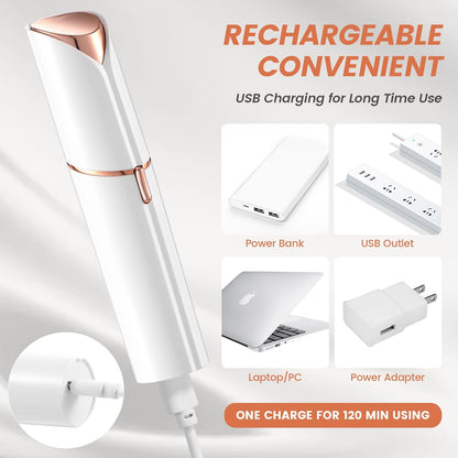 Depiladora de Precisión Facial 2 en 1